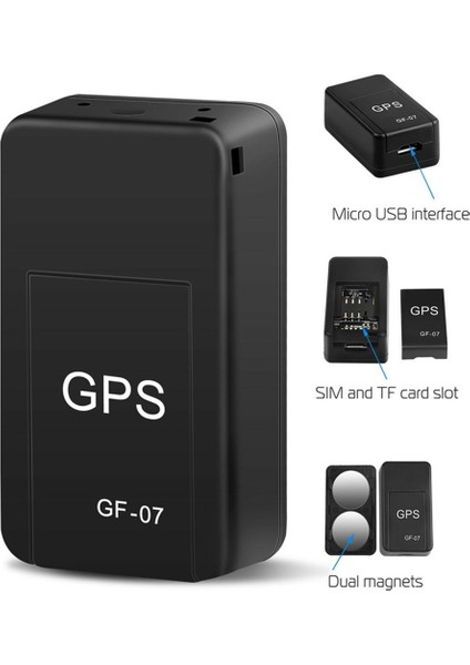 Manyetik Gps Gerçek Zamanlı Takip Cihazı - Siyah (Yurt Dışından) modelleri
