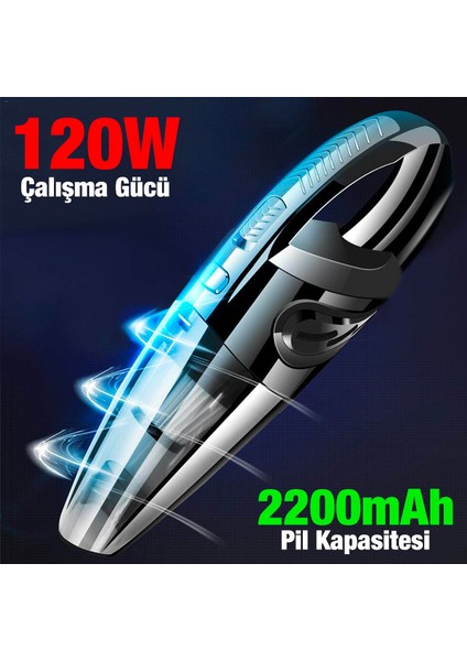 R-6053 Kablosuz Güçlü El Araç/ev Süpürgesi Kuru Islak 29000