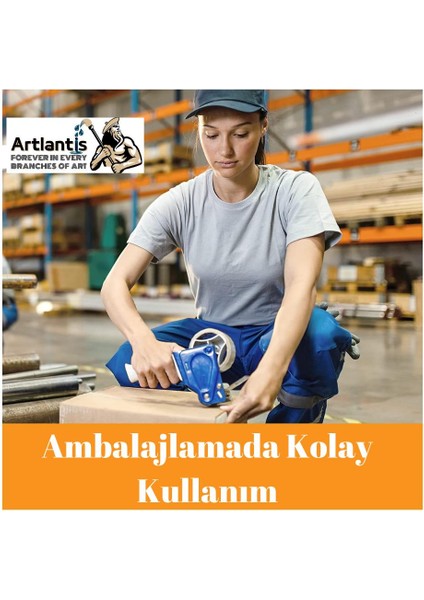 Koli Bandı Şeffaf 45X100 1 Adet Artlantis Koli Bantı 45X100 Ambalajlama Bandı Şeffaf Ekstra Yapıştırma Kaliteli 1 Adet