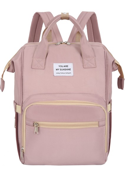 Lovehome Büyük Kapasiteli Çok Fonksiyonlu Anne Bebek Sırt Çantası - Taro Mor (Yurt Dışından)