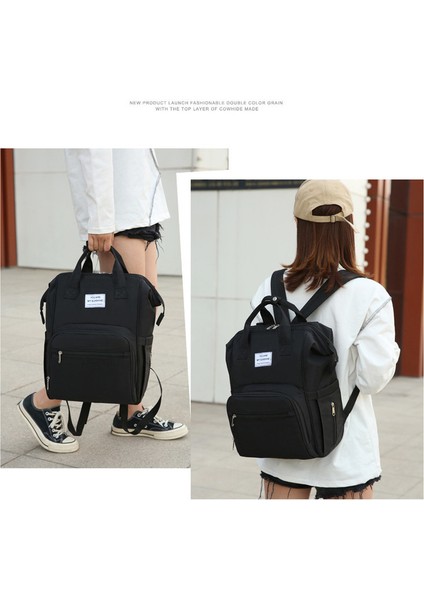 Lovehome Büyük Kapasiteli Çok Fonksiyonlu Anne Bebek Sırt Çantası - Siyah (Yurt Dışından) fiyatları