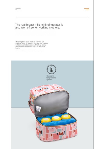 Lovehome Desenli Anne Bebek Bakım Çantası - Pembe (Yurt Dışından) modelleri