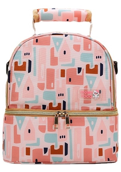 Lovehome Desenli Anne Bebek Bakım Çantası - Pembe (Yurt Dışından) indirimleri