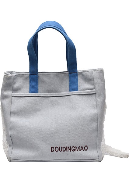 Lovehome Büyük Kapasiteli Çok Fonskiyonlu Omuz Çantası - Gri (Yurt Dışından)