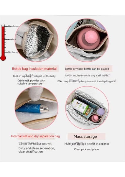 Lovehome Büyük Kapasiteli Çok Bölmeli Sırt Çantası - Gri (Yurt Dışından) fırsatları