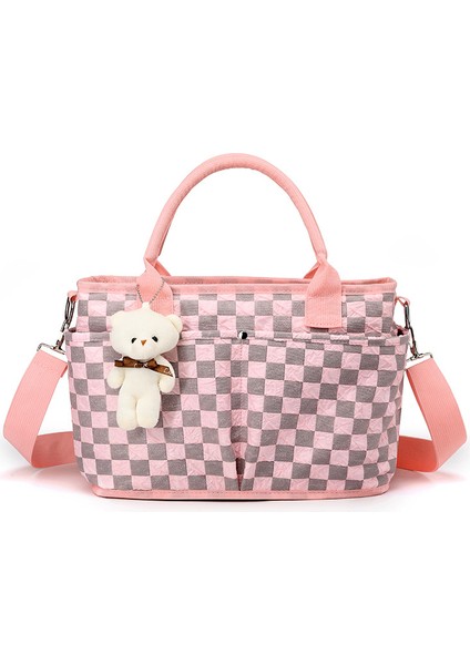 Lovehome Büyük Kapasiteli Çok Bölmeli Sırt Çantası - Pembe (Yurt Dışından)