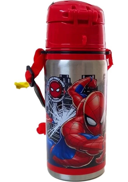 Spiderman Çelik Matara Salto 500Ml Thwip