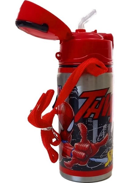 Spiderman Çelik Matara Salto 500Ml Thwip