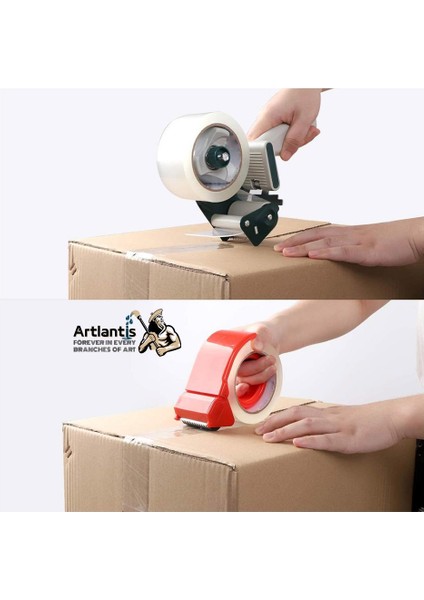 Koli Bandı Şeffaf 45X100 6 Lı 1 Paket Artlantis Koli Bantı 45*100 Ambalajlama Bandı Şeffaf Ekstra Yapıştırma Kaliteli 6 Lı
