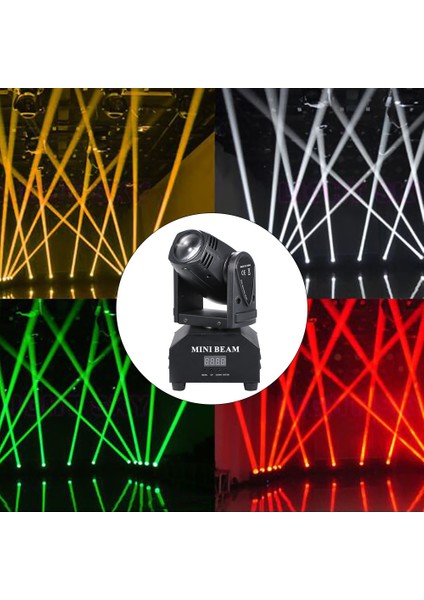 50W Dönen Hareketli LED Sahne Işığı - Eu Plug (Yurt Dışından)