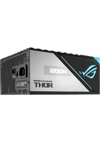 ASUS ROG-THOR-1200P2 PLUS PLATINUM 1200W MODÜLER GÜÇ KAYNAĞI JAPON KAPASİTÖRLER AURA SYNC VE OLED EKRAN PCIe 5.0 10 YIL GARANTI