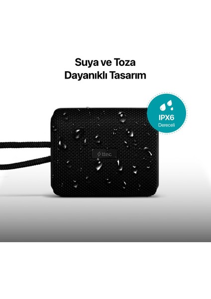 Tempo Taşınabilir Kablosuz Bluetooth Hoparlör