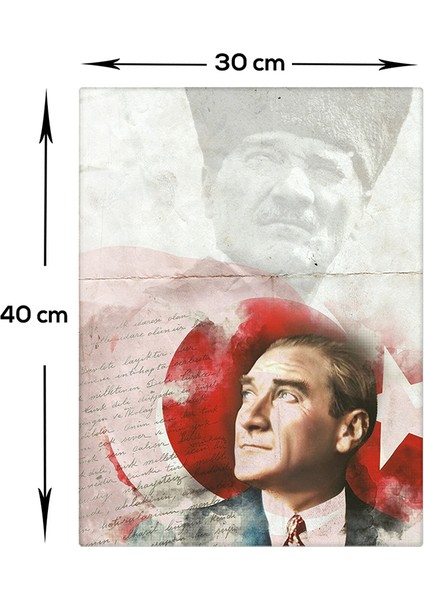 Cam Tablo | Atatürk Serisi | 12 | 30cm x 40cm