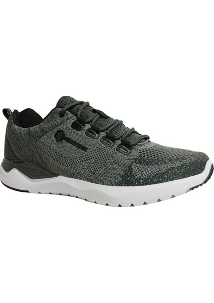 Gri Siyah Bağcıklı Sneakers Spor Ayakkabı