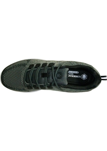 Gri Siyah Bağcıklı Sneakers Spor Ayakkabı