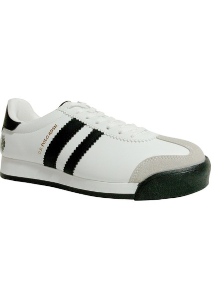 Beyaz Siyah Sneakers Spor Ayakkabı