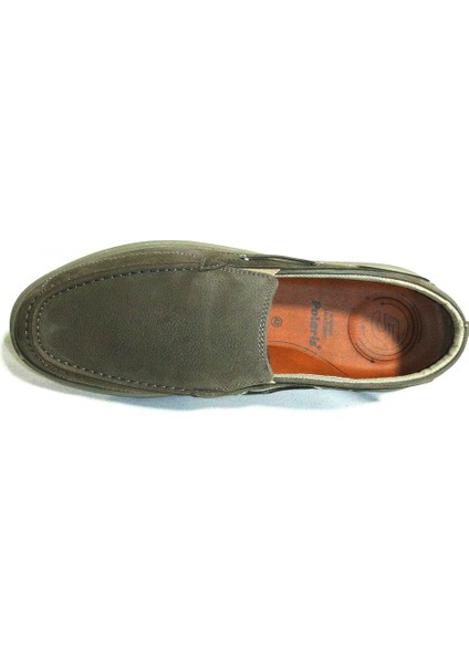 Bej Krem 5 Nokta Bağcıksız Comfort Ayakkabı