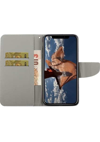 Iphone 13 Sinc Cat Için Renkli Çizim Deseni Pu Kılıfı (Yurt Dışından) fiyatları