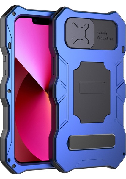 Iphone 13 Mavi Için Metal + Silikon Kasa (Yurt Dışından) fiyatları