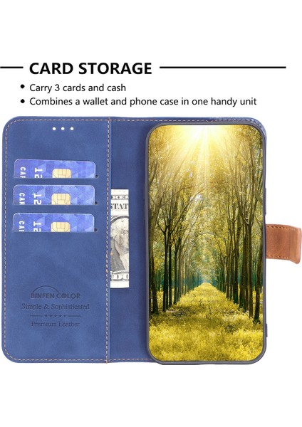 Iphone 8 Plus / 7 Artı Mavi Için Cilt Fe Deri Kasası (Yurt Dışından) modelleri