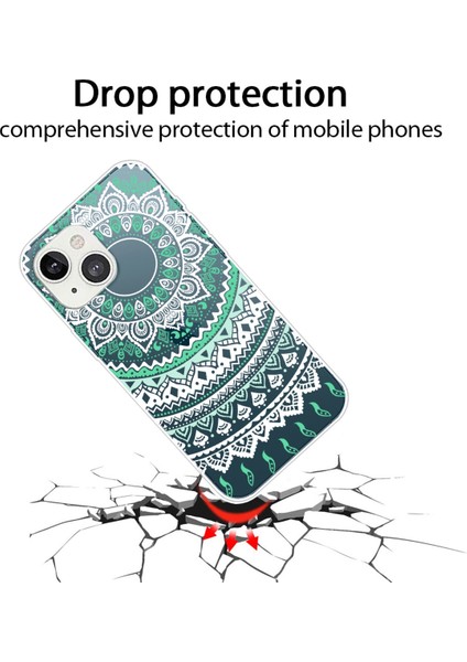 Iphone 13 Yeşil Beyaz Için Dernde Dantel Tpu Kılıfı (Yurt Dışından) fiyatları