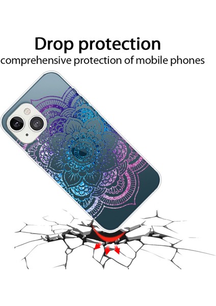 Iphone 13 Mor Mavi Kırmızı Için Degrade Dantel Tpu Kılıfı (Yurt Dışından) modelleri