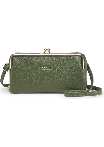 Ruichihu Kadın Askılı Clutch Çanta - Yeşil (Yurt Dışından)