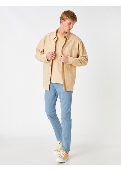 Düz Kesim Basic Pantolon