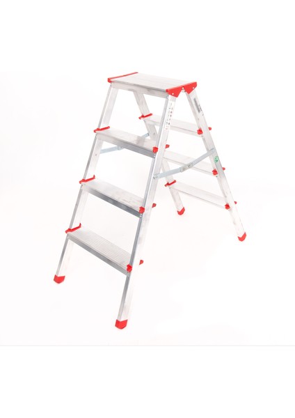 Alüminyum Çift Çıkışlı 4 Basamaklı Merdiven (91 Cm) (Accm.02)
