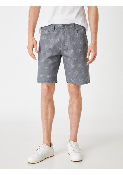 Denizatı Baskılı Şort modelleri