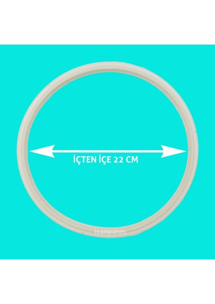 Schafer Uyumlu Düdüklü Tencere Lastik Kapak Conta Lastiği 22 cm