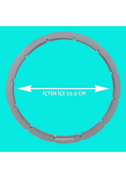 Karaca Uyumlu Düdüklü Tencere Lastik Kapak Conta Lastiği 25.5 cm