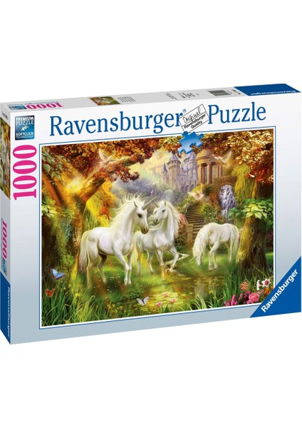 Puzzle 1000 Parça Ormanda Atlar 159925