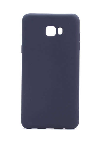 Galaxy C5 Pro Kılıf Silikon Yumuşak Dokulu Premium- Siyah