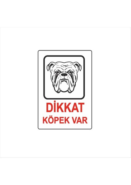 Ekstrafıx Dıkkat Kopek Var Levhası (YUL-415)