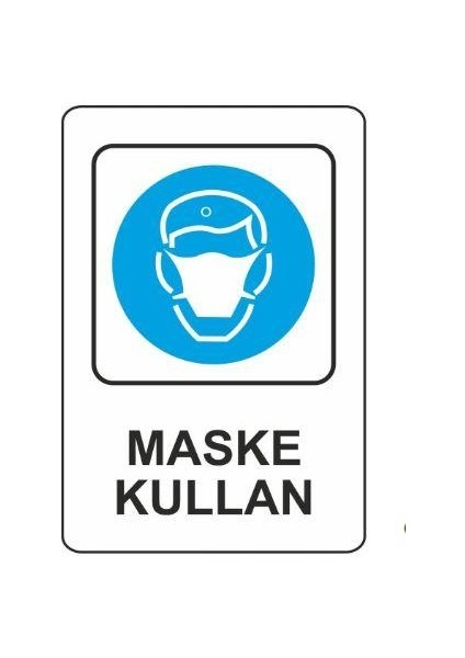 Ekstrafıx Maske Kullan Levhası (YUL-311)