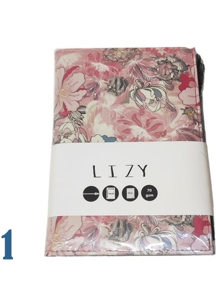 Lız Defter S.derı Cıcek Desenlı Fermuarlı (Flwfrd)