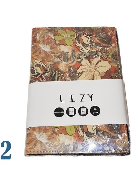 Lız Defter S.derı Cıcek Desenlı Fermuarlı (Flwfrd)