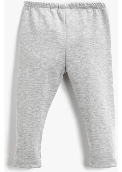 Kelebek Baskı Detaylı Tayt Simli Beli Lastikli fiyatları