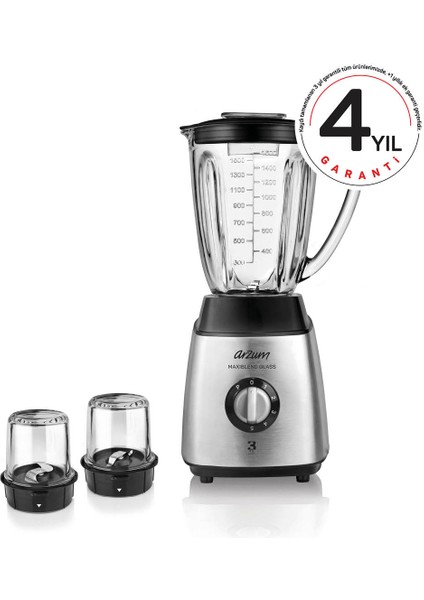 AR1056 Maxiblend Glass Sürahi Blender - Paslanmaz Çelik