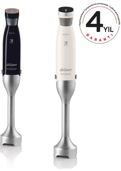 AR1113-B Technoart El Blender Beyaz fiyatları