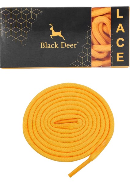 Black Deer Shoelace Turuncu Spor Ayakkabı Bağcık