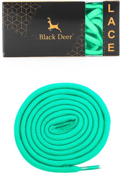 Black Deer Shoelace Yeşil Spor Ayakkabı Bağcık