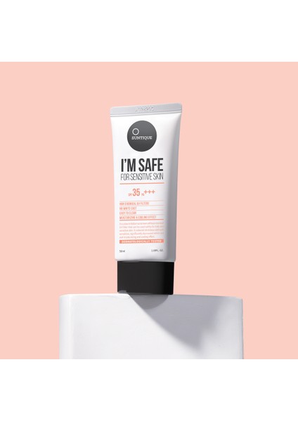 I’m Safe For Sensitive Skin SPF35 Pa+++ Nemlendirici ve Koruyucu Güneş Kremi 50ML