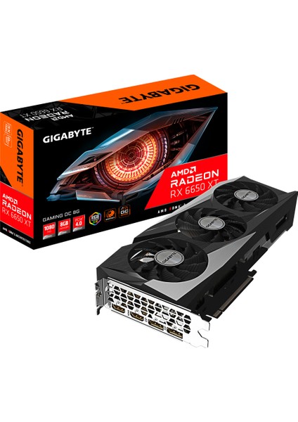 Gıgabyte Rx 6650 Xt Gamıng Oc Radeon 8gb Ddr6 128 Bit Rgb LED Amd Radeon Ekran Kartı