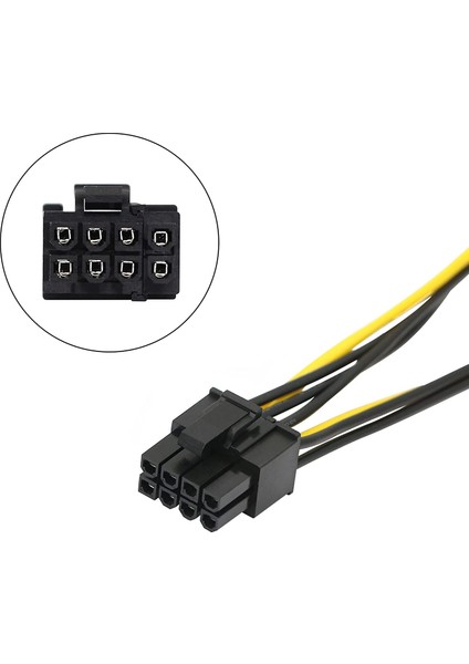 8 Pin - 2xsata 15 Pin Sata Güç Kablosu (Sata - 8 Pin Pcıe) Ekran Kartı Power Kablosu 8pin Sata 6pin modelleri