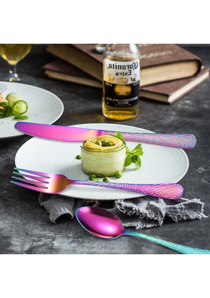 Paslanmaz Çelik Çatal/bıçak/kaşık - Çok Renkli (Yurt Dışından) fiyatları