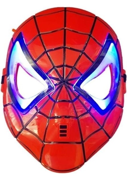 Yenilmezler Işıklı Spiderman Maske Işıklı Hulk ve Örümcek Adam Karakter Figür Seti