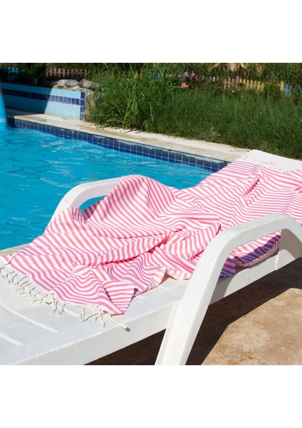 Organik Pamuk, Zebra Desenli Peştemal, Banyo Ve Plaj Havlusu, 100x175cm modelleri