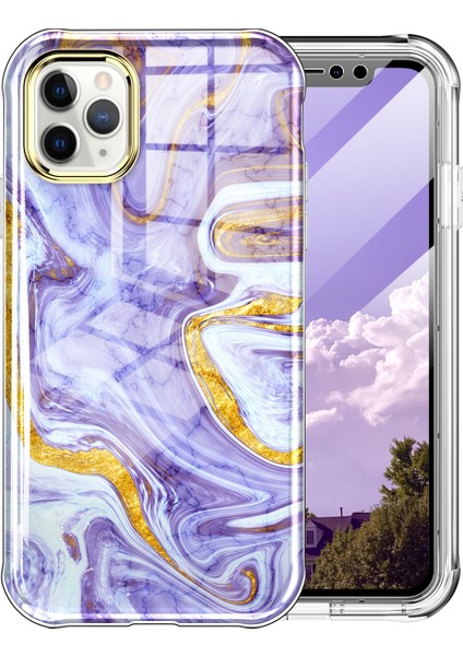 Vshop Iphone 11 Pro Max Marble L09 Için Tam Vücut Boyalı Kılıf (Yurt Dışından)